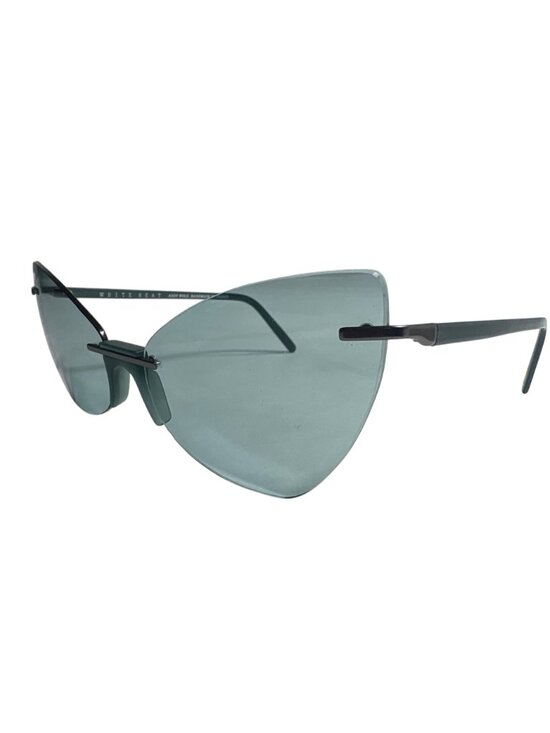 Andy Wolf White Heat Rimless Sunglasses in Sea Blue main image 9